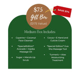 Holiday Gift Box from Apple Rose Beauty natural and organic skin care and organic beauty