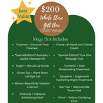 Holiday Gift Box from Apple Rose Beauty natural and organic skin care and organic beauty