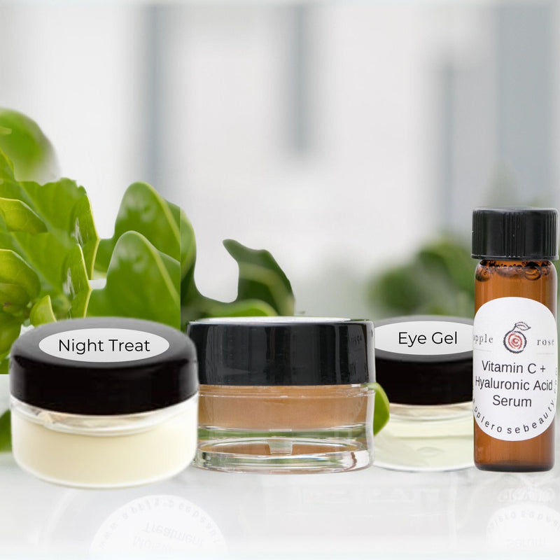 Mature/Dry Skin Trial Kit *Limited Holiday Edition* from Apple Rose Beauty natural and organic skin care and organic beauty