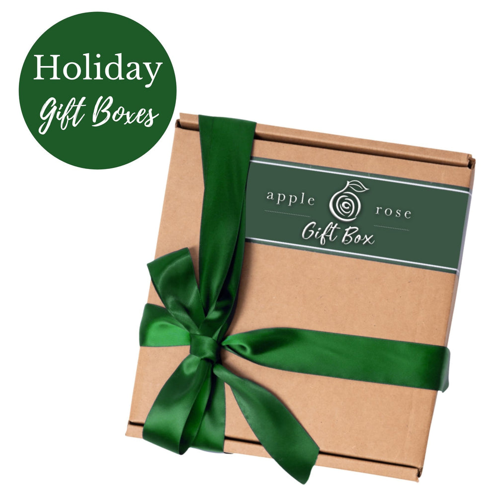 Holiday Gift Box from Apple Rose Beauty natural and organic skin care and organic beauty