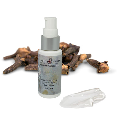*NEW* Clove + Willow Clarifying Elixir from Apple Rose Beauty natural and organic skin care and organic beauty