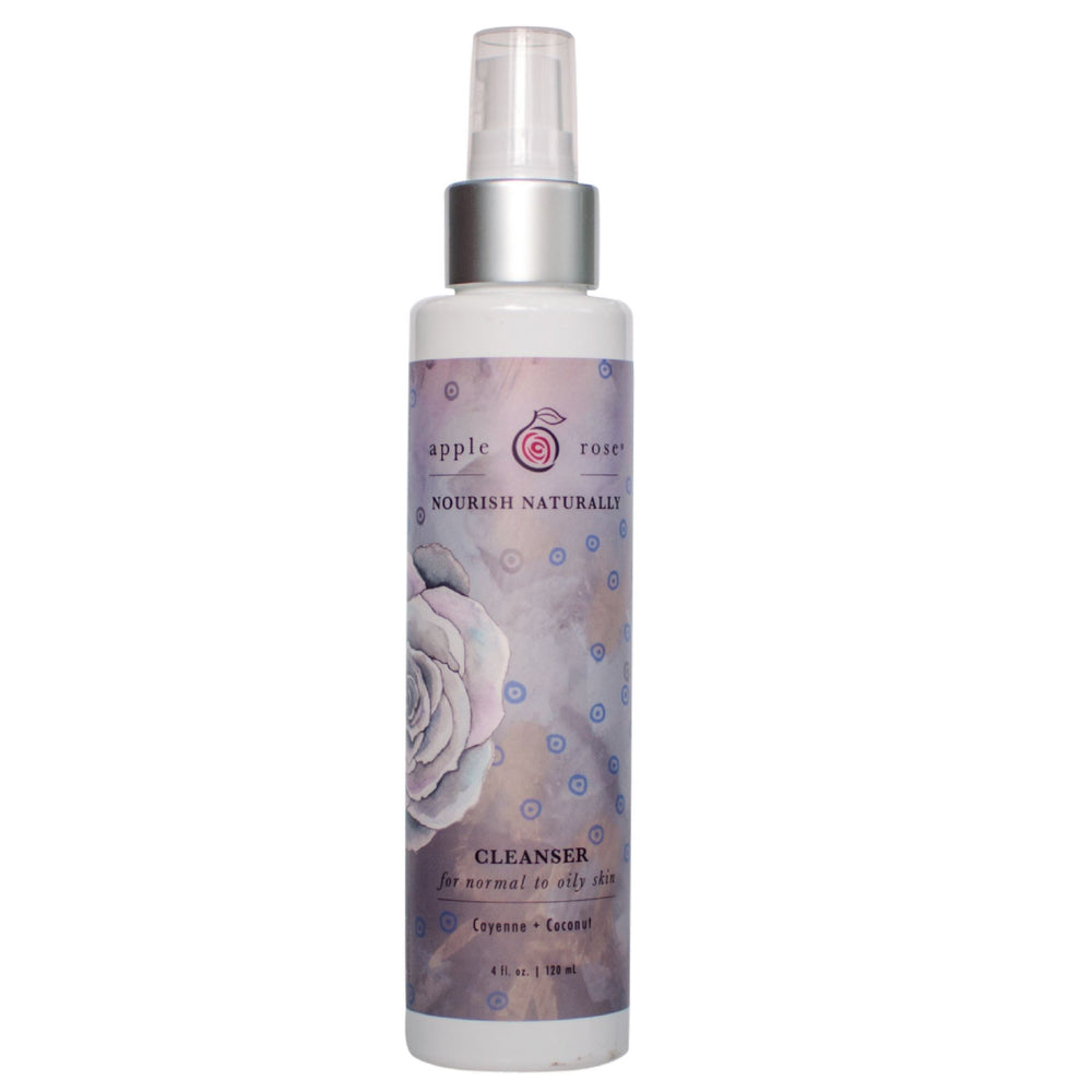 Nourish Naturally Cleanser (Cayenne + Coconut) from Apple Rose Beauty natural and organic skin care and organic beauty