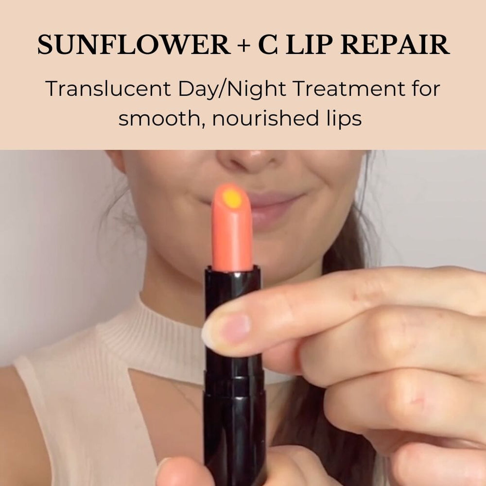 Sunflower + C Lip Repair from Apple Rose Beauty natural and organic skin care and organic beauty