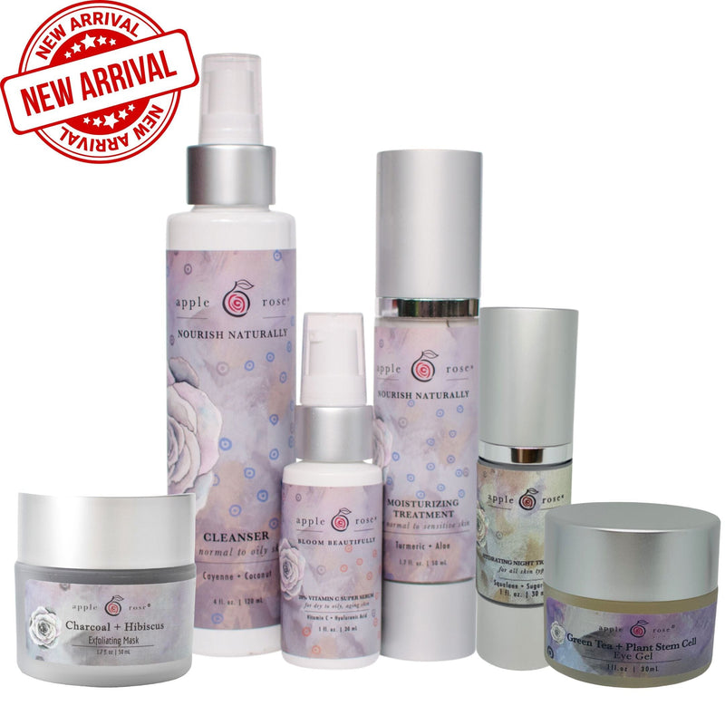 Ultimate + Night Skincare System from Apple Rose Beauty natural and organic skin care and organic beauty